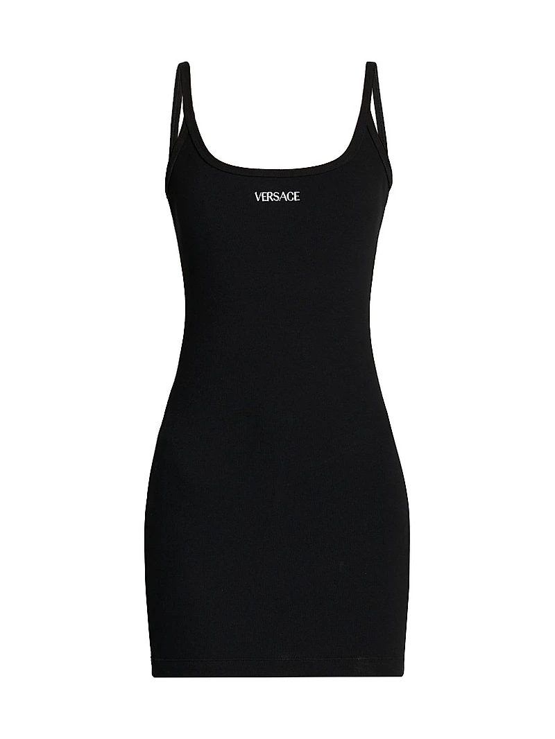 Stretch-Cotton Body-Con Minidress