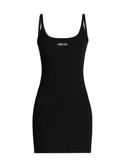 Stretch-Cotton Body-Con Minidress
