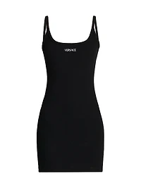 Stretch-Cotton Body-Con Minidress