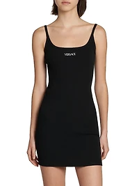 Stretch-Cotton Body-Con Minidress