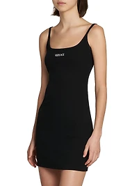 Stretch-Cotton Body-Con Minidress