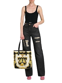 Rib-Knit Stretch-Cotton Bodysuit