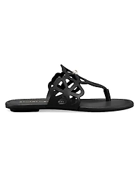 Jasmine Embellished Leather Sandals