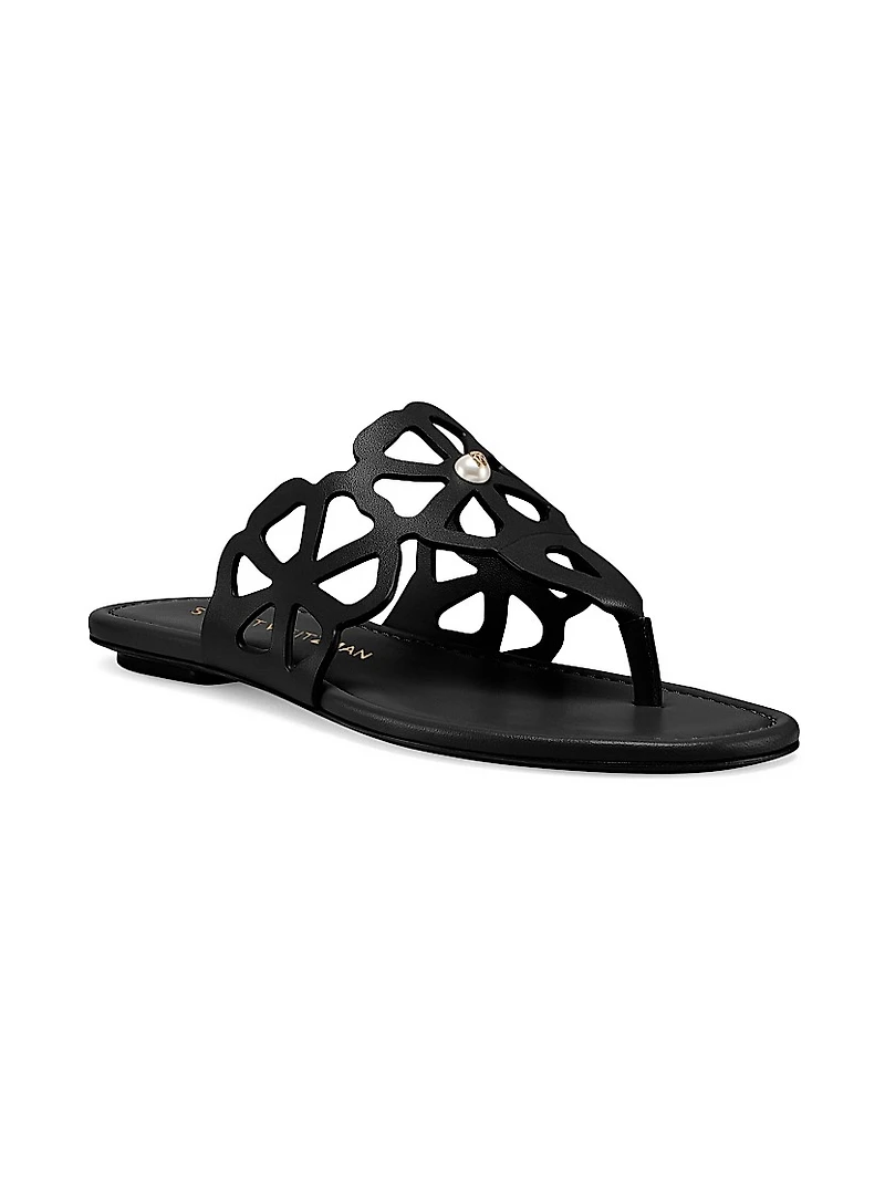 Jasmine Embellished Leather Sandals