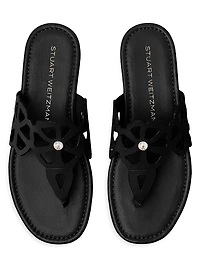 Jasmine Embellished Leather Sandals