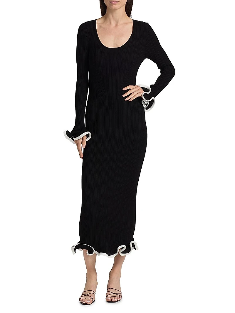 Solani Frill Body-Con Dress