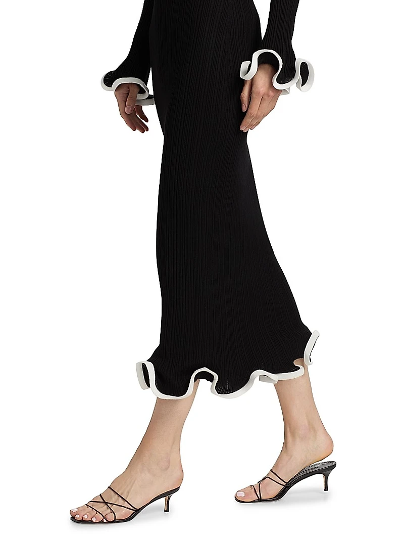 Solani Frill Body-Con Dress