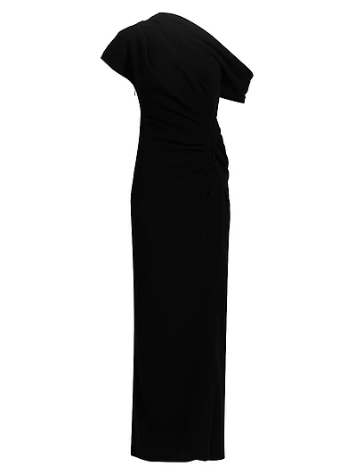 Kally Draped Column Gown