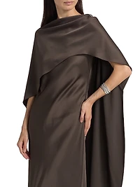 Izel Cape Gown