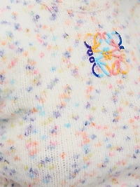 Logo Wool-Blend Short-Sleeve Sweater