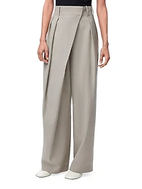 Wrap Wool Trousers