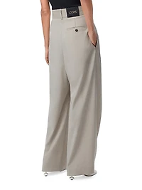 Wrap Wool Trousers