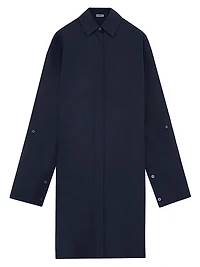 Cotton Knee-Length Shirtdress