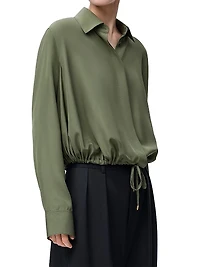 Balloon Silk Shirt