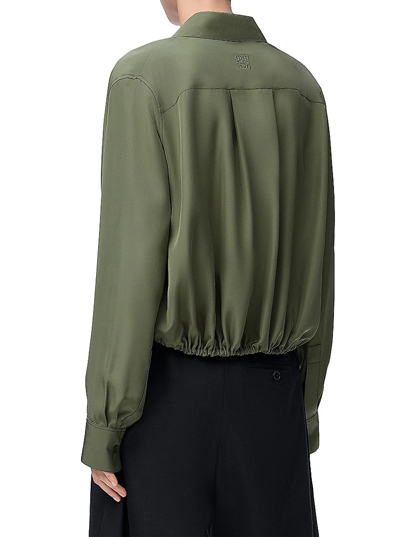 Balloon Silk Shirt