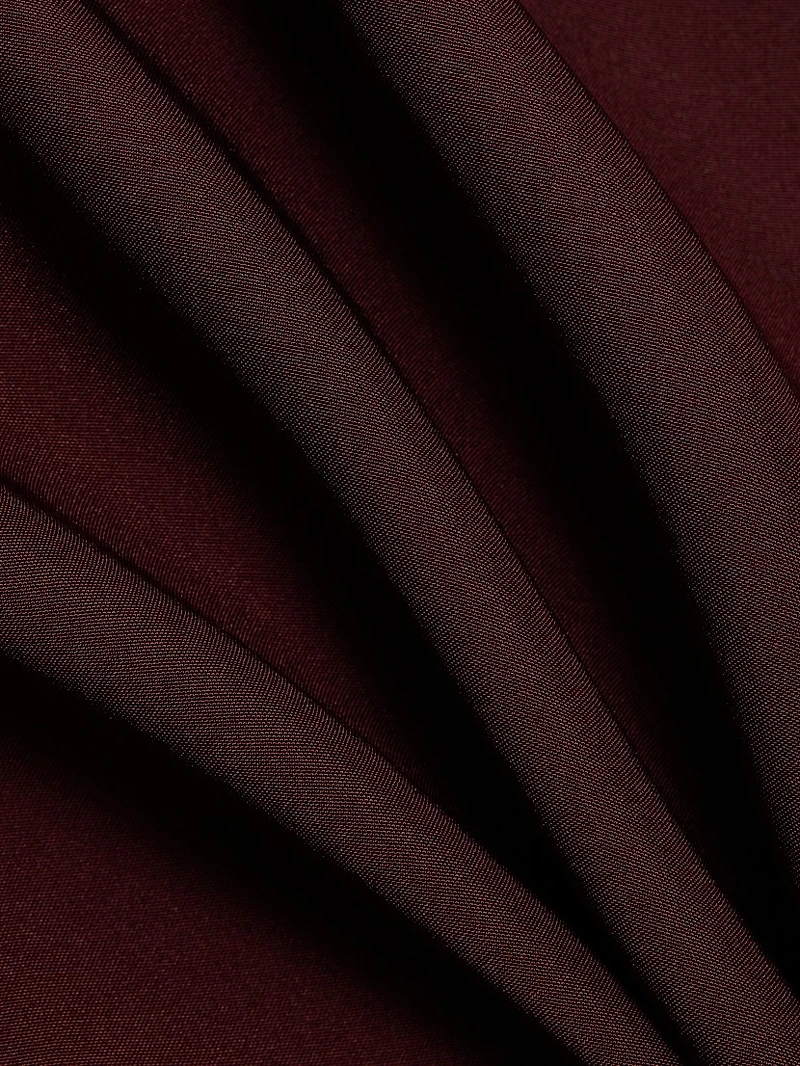 Belted Silk-Blend Blouse