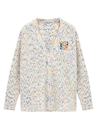 Trapeze Wool-Blend Cardigan