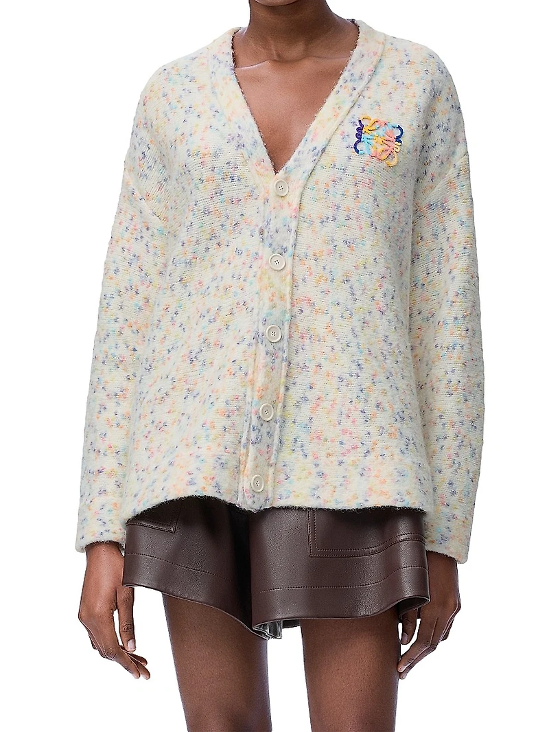 Trapeze Wool-Blend Cardigan