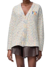 Trapeze Wool-Blend Cardigan