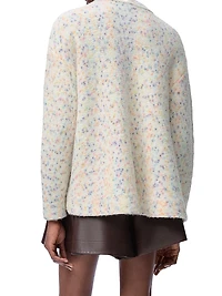 Trapeze Wool-Blend Cardigan