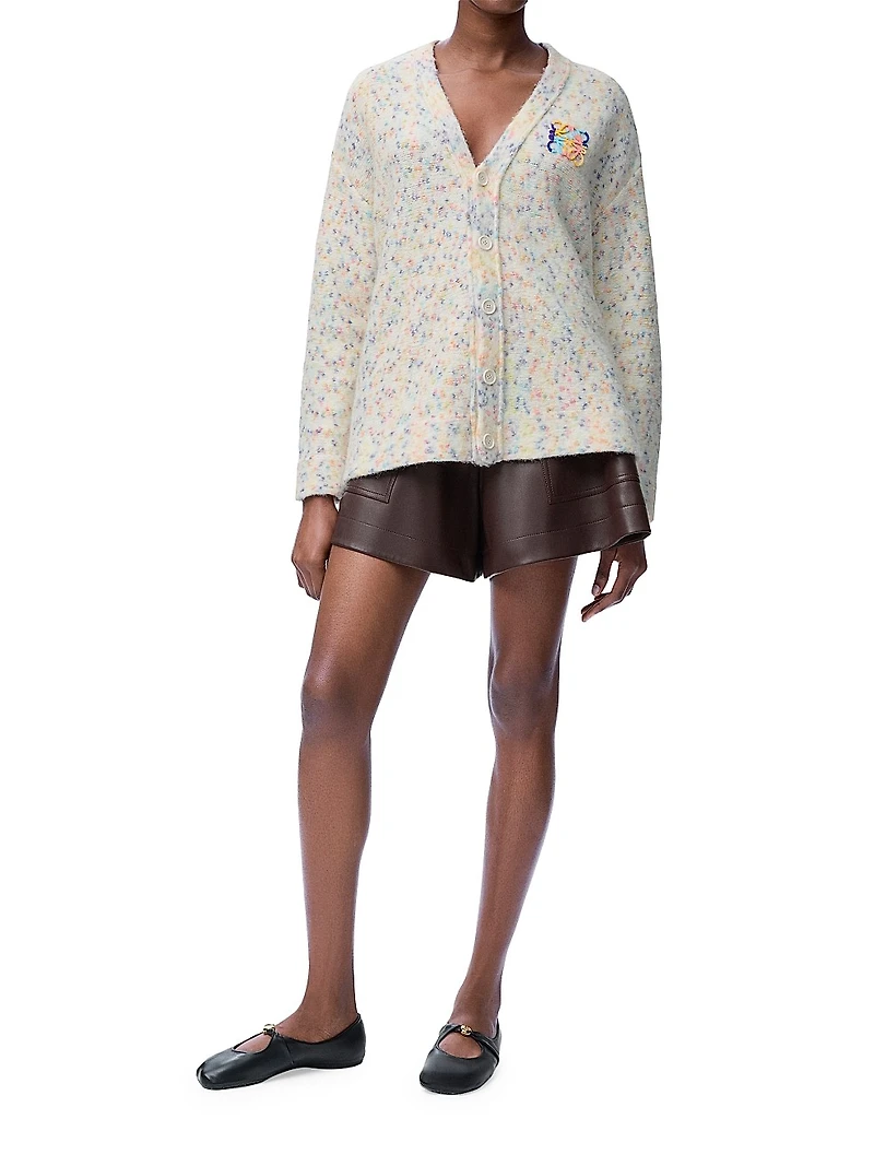 Trapeze Wool-Blend Cardigan