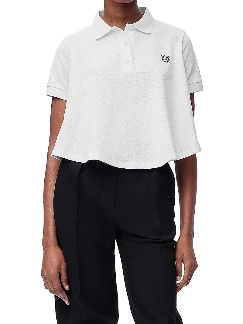 Trapeze Cotton-Blend Polo Shirt
