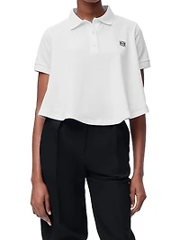 Trapeze Cotton-Blend Polo Shirt