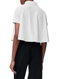 Trapeze Cotton-Blend Polo Shirt
