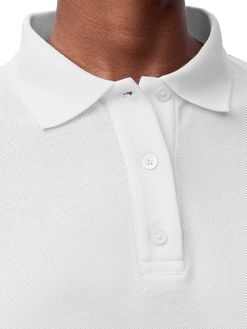 Trapeze Cotton-Blend Polo Shirt