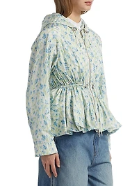 Floral Zip-Front Jacket