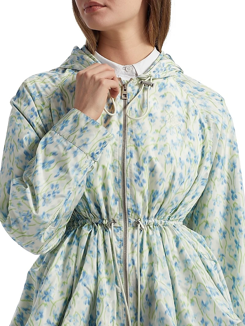 Floral Zip-Front Jacket