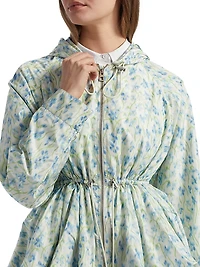 Floral Zip-Front Jacket