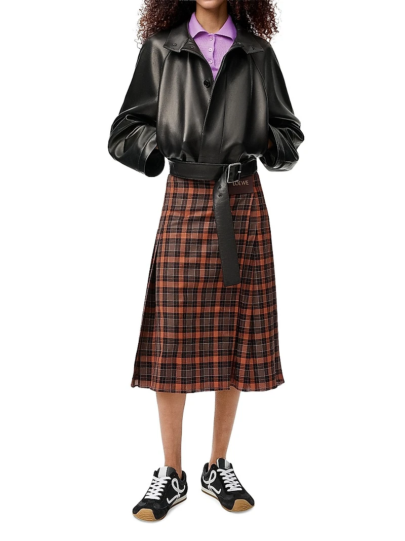 Anagram Cashmere-Blend Polo Sweater