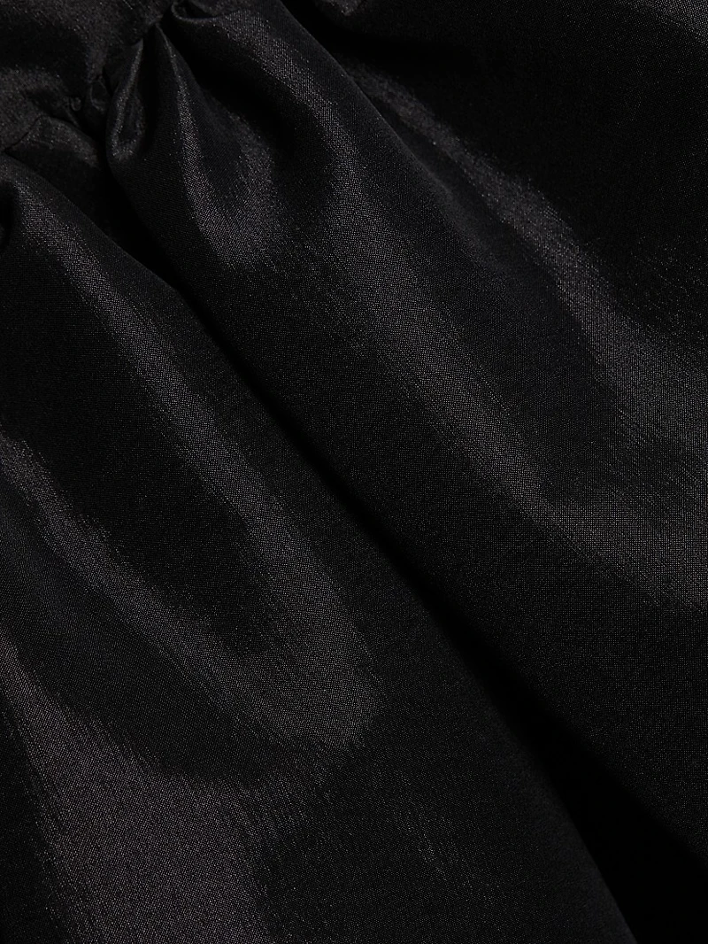 Nina Taffeta Midi-Skirt