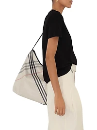 Check-Trimmed Cotton T-Shirt