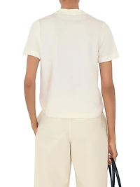 Knight Stamp Cotton T-Shirt