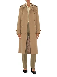 Kensington Cashmere Long Trench Coat