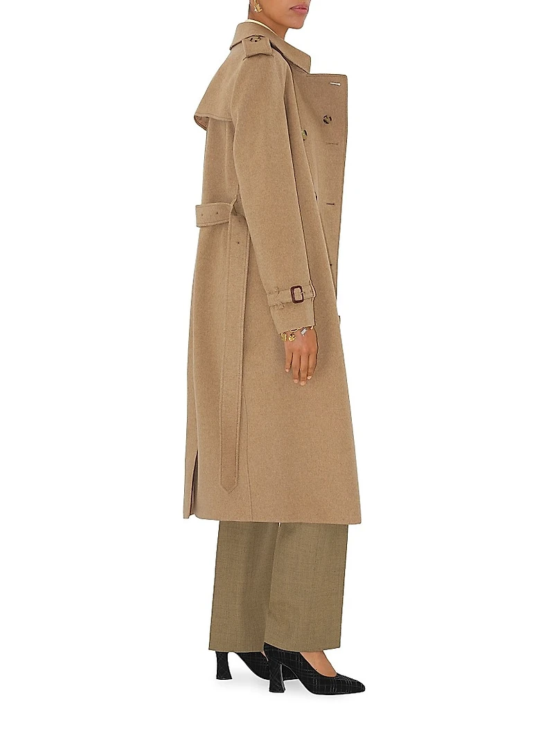 Kensington Cashmere Long Trench Coat