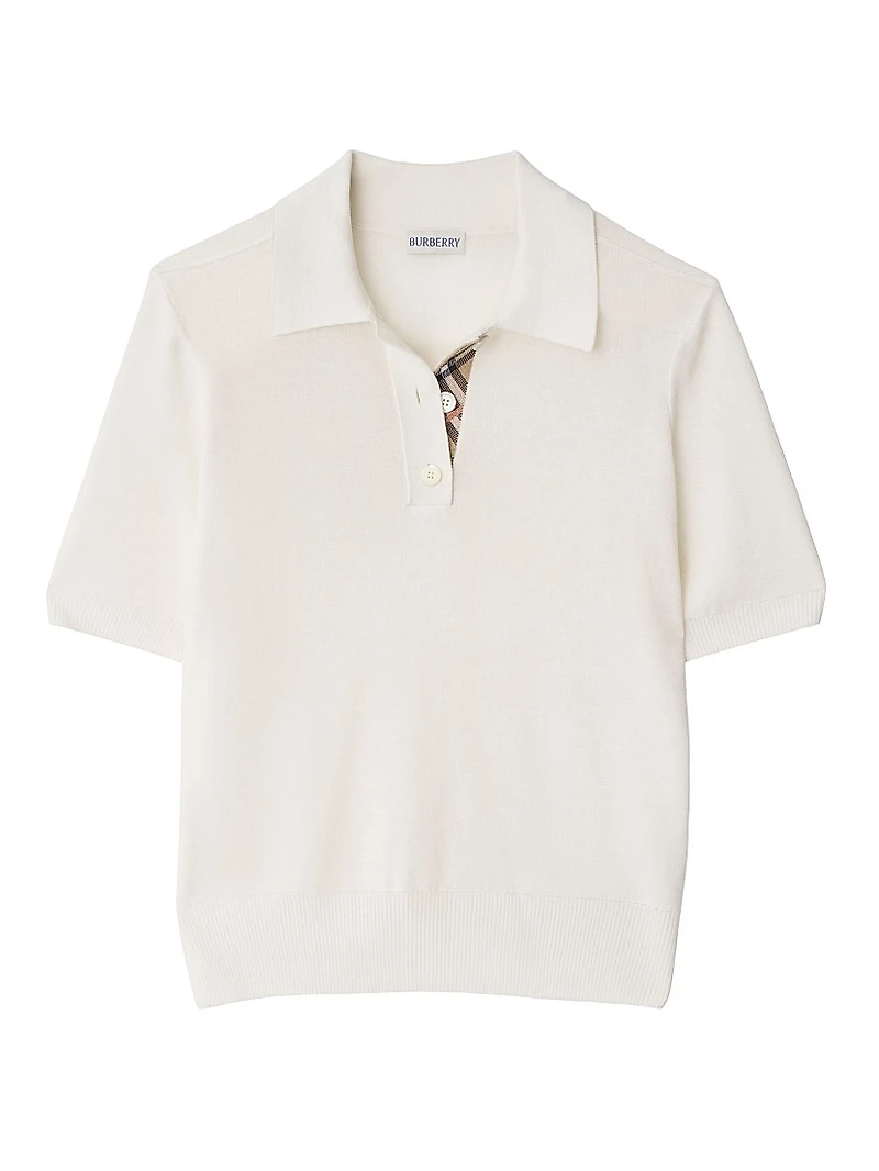 Maddie Wool Polo Shirt