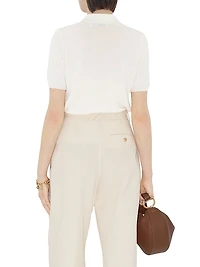 Maddie Wool Polo Shirt