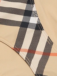 Check One-Piece Swimsuit