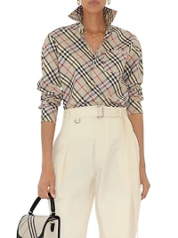 Regular Fit Check Cotton Shirt