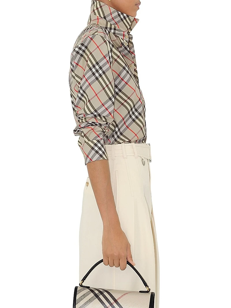 Regular Fit Check Cotton Shirt