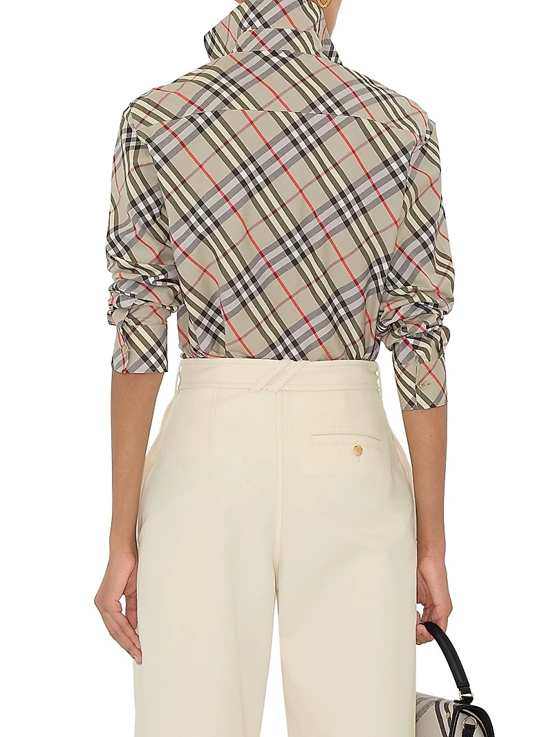 Regular Fit Check Cotton Shirt