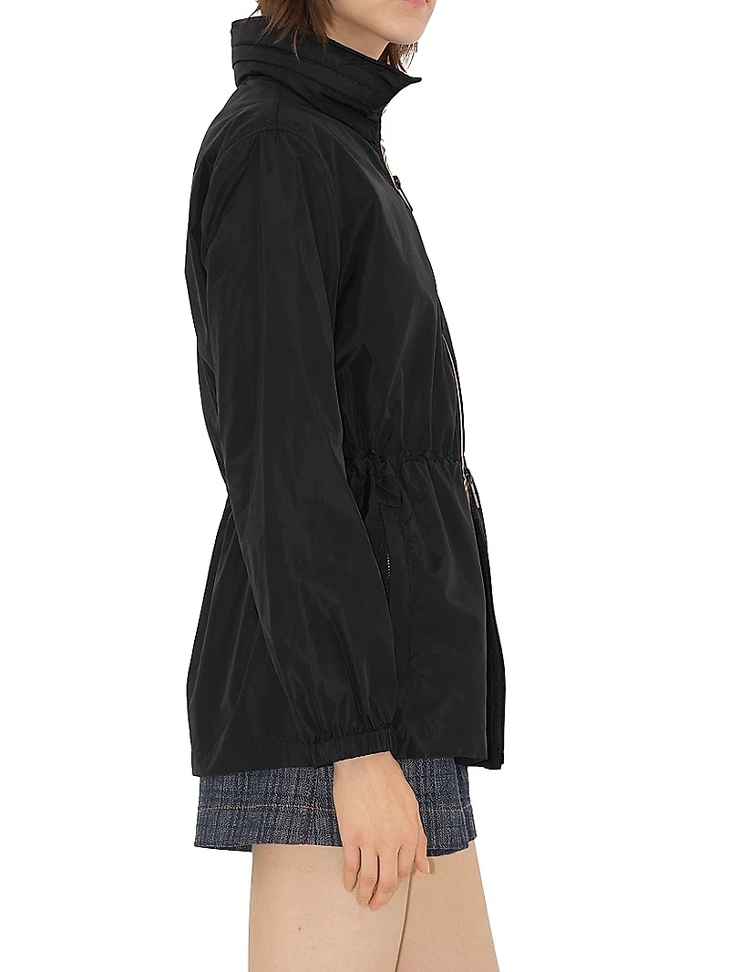 Nylon Short Parka