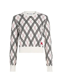Argyle Cotton Sweater