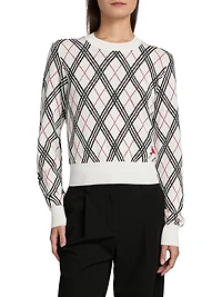 Argyle Cotton Sweater