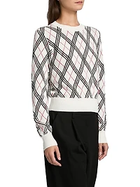 Argyle Cotton Sweater
