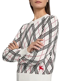Argyle Cotton Sweater
