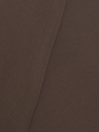 Draped V-Neck Midi-Dress